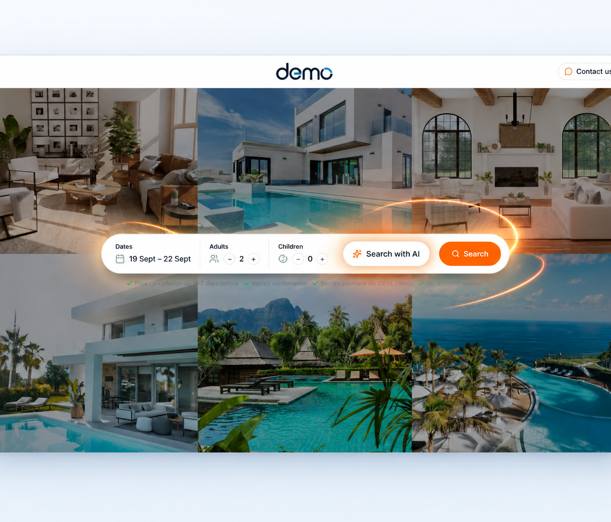 Booking widget on your site